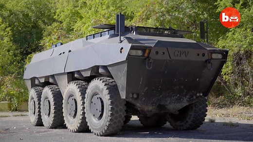 This Street Legal 8x8 Amphibious APC Is Ready For The Apocalypse