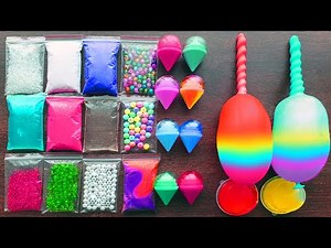 Making Slime with Bags Sand and Balloons - Izabela Stress