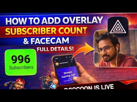 PRISM Live Studio : Best Live Streaming App For Android or IOS | Overlay, Subscriber Count & Facecam