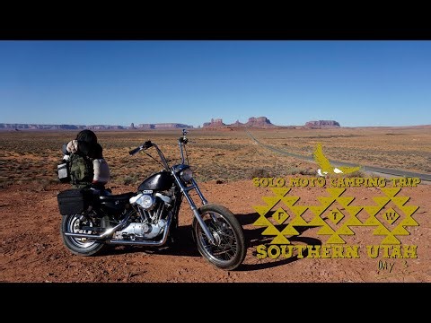 Solo Moto Camping trip to Southern Utah on a 2001 Harley Davidson Sportster XLH 883 | Day 3 | Teaser