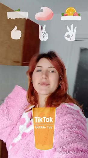 TikTok Bubble Tea Recipe with Fun Gestures