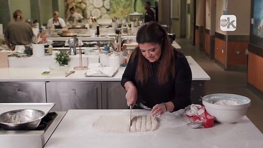 Alex Guarnaschelli's Parker House Rolls look so fluffy we could take a nap in them 😇 Watch her tip for cutting them evenly, then head to the #FoodNetworkKitchen app to catch her whole class: https://food-network.app.link/1aPMkQqwP1! | Food Network