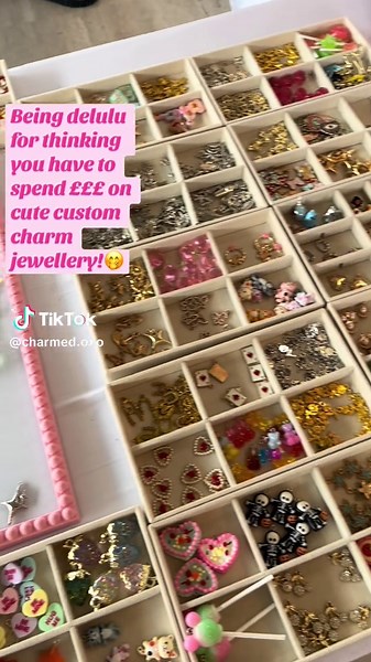 Only things delulu here are the low prices!🫶🏻 £10 per necklace chain £5 per bracelet chain £2.50 per charm/ £2 per charm when you choose 2 or more! DM us to order🛍️ Instagram: charmed.oxo