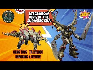 Transformers / Unboxing & Review / Cang Toys TransAge TA HYL001 Hero Class Stegsarow (Snarl)