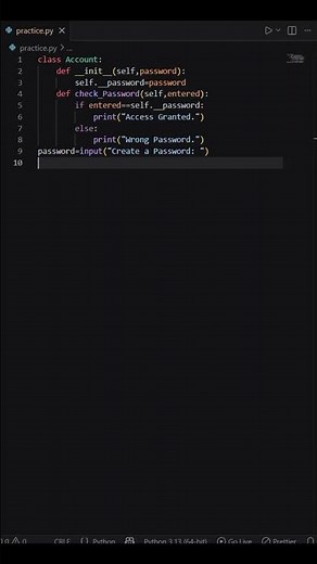 115 How Private Methods Protect Data in Python | ‪@learnwithmejay‬