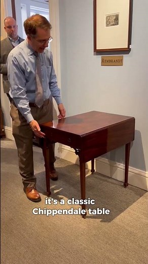 George II Mahogany Pembroke Table by Thomas Chippendale