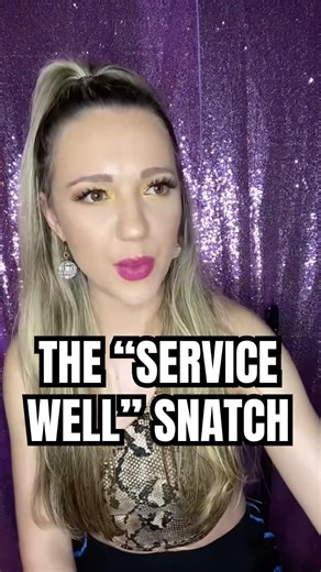 THE SERVICE WELL SNATCH #jaimiesteck #bartender #serviceindustry
