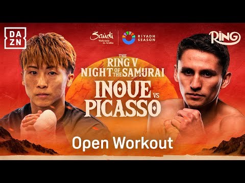 RING V: NIGHT OF THE SAMURAI | NAOYA INOUE VS. ALAN PICASSO OPEN WORKOUTS LIVESTREAM