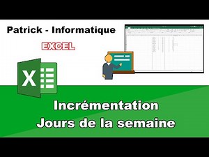 Excel 2019 Tutorial - Incrementing Days of the Week