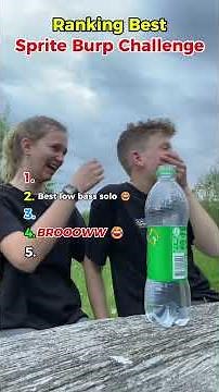 the Wildest Sprite Burps Ever 🤣💀 #ytshorts #funny #spritechallenge #shorts