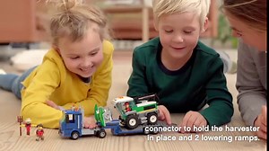 LEGO City Great Vehicles Harvester Transport 60223 Building Kit (358 Pieces)