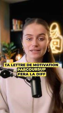 Your Parcoursup motivation letter will make the difference if you follow this ✍️