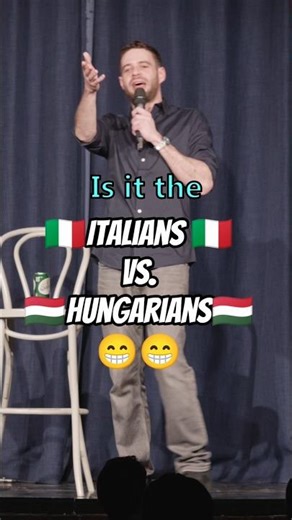🇮🇹Italians vs. Hungarians🇭🇺 #standupcomedy #italian #hungarian
