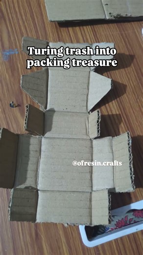 DIY Mini Box from Old Amazon Box 📦 | Budget Packaging Hack for Small Businesses 💌 #DIYPackaging
