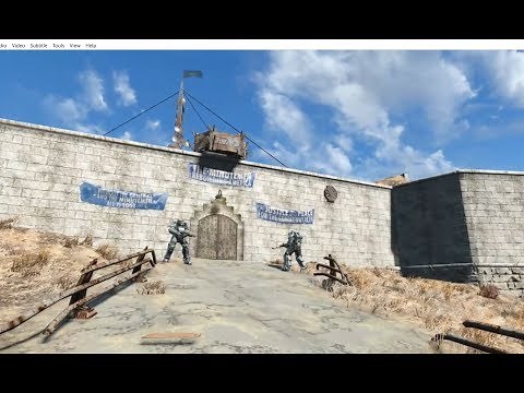 Fallout 4-Settlement Build - The Castle Restored
