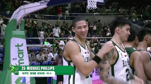 MIKE DID 👏 Mike Phillips turns on all cylinders once more to help the DLSU Green Archers preserve their number one ranking! Watch the men’s basketball tournament LIVE on the UAAP Varsity Channel, available on Cignal CH. 263 HD. #LegendsStartHere x #UAAPSeason87 #StrongerBetterTogether | UAAP Varsity Channel