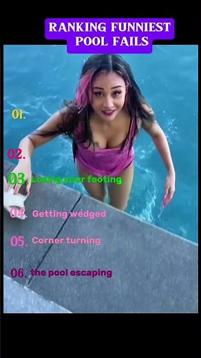 Funniest Pool Fails 😂 | Epic Swimming Pool Fails #shorts