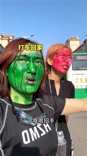 This girl visited the water park and became a frog #shortvideo
