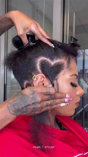 Stitch Heart Design Boho Knotless Braids Tutorial