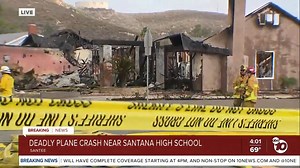 At least two people were killed and two others were injured after a plane plowed into a UPS truck and two homes in Santee, sparking a massive fire and sending debris down the block. MORE INFO: https://www.10news.com/news/local-news/authorities-plane-down-in-area-near-santana-high-school-in-santee | 10News – ABC San Diego KGTV
