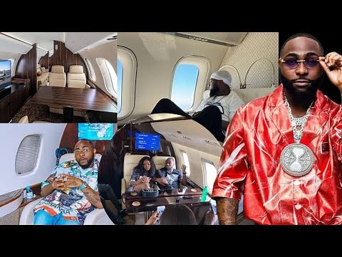 Davido’s $75M Private Jet Tour – Bombardier 7500’s Insane Luxury!