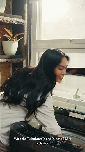 "How TurboDrum™ & Punch+3 Clean Clothes on LG Washers?" | LG