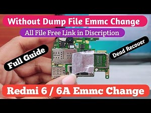 Redmi 6 / 6a Emmc Change Full Proccess || Redmi 6/6a Emmc Change File Free