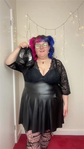 plus size gothic outfit idea 🖤 #shorts #plussize #gothic