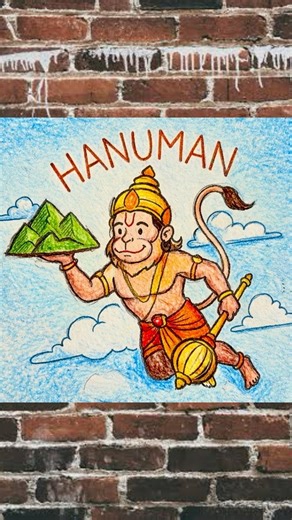 Jai Hanuman drawing | how to draw Hanuman ji #hanuman #lordhanuman #ram #hanumanchalisa #hanuman ji