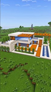 Minecraft Modern House Tutorial 🏠 | #minecraft #builds #minecrafttutorial
