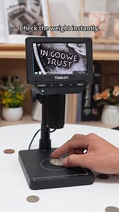 See coin errors clearly. Check the weight instantly. The perfect Christmas gift for any coin collector. Grab yours now at Tomlov! 🛒 [https://amzn.to/3GScmc9] #Tomlov #CoinMicroscope #CoinCollectors #CoinFamily #giftidea #rarecoins #coincollecting #identification #coincollector #rarefind #rarecoins #errorcoins #1251 | Tomlov