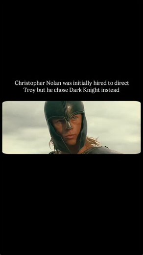 FILM ODDESEY on Instagram: "Christopher Nolan was originally hired to direct the film Troy, but the project went to Wolfgang Petersen after Petersen's own superhero film was canceled, with Nolan then directing Batman Begins as a consolation. Nolan recently revealed he was slated to helm the epic after Insomnia, but Warner Bros. returned the project to Petersen, who had developed it, leading to the iconic 2004 film starring Brad Pitt."