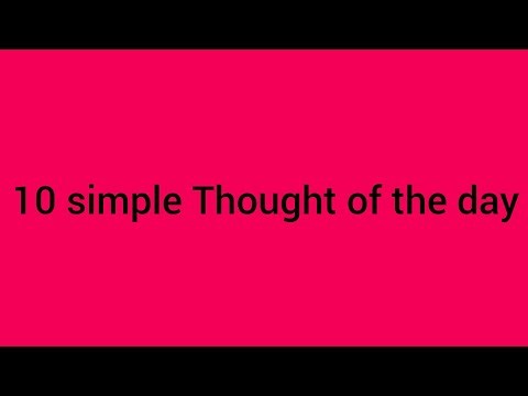 10 simple thought of the day।। Good thoughts ।। Short Thoughts