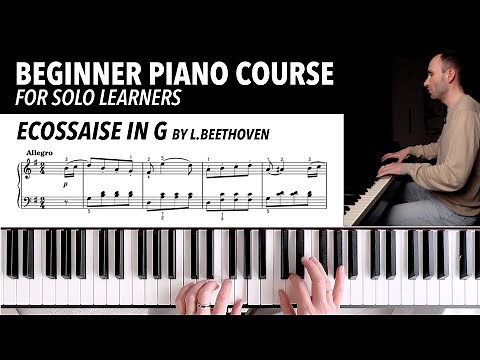 L. Beethoven: Ecossaise in G | Piano Tutorial