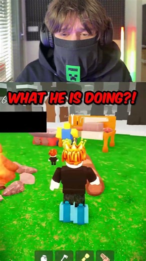 ADMIN se Přestrojil za NOOBA v 99 NOCÍ V LESE... #roblox #shorts