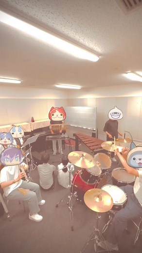 妖怪ウォッチ2「桜町」の吹奏楽アンサンブル演奏