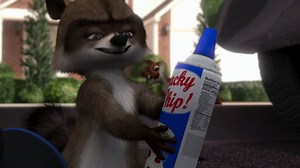 Over the Hedge movie clip - Crazy Squirrel