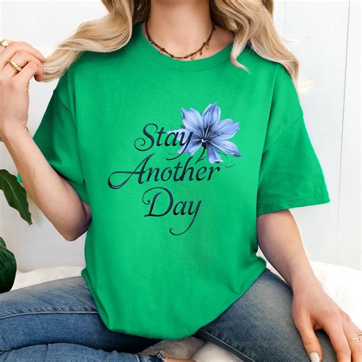 Stay Another Day, Resurrection Message, Easter Sunday, Spring Spiritual, Clothing Easter T-shirt, Sizes L-5XL - Etsy