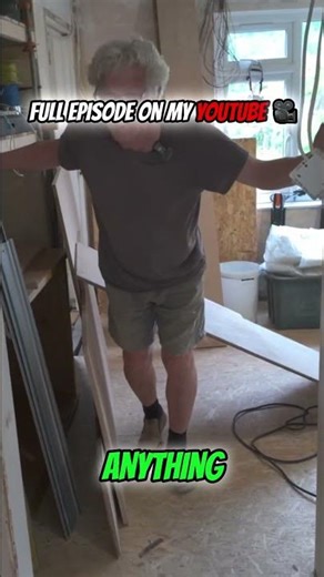Installing Plywood Flooring in a Room #shorts