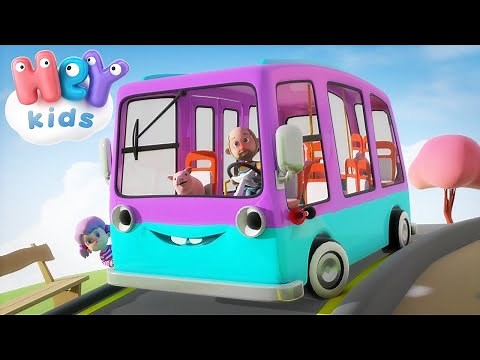 Kola Autobusu 🚌 Dětské písničky pro nejmenší | HeyKids Česky