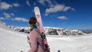 On this episode of The Drop-In: It's a day of firsts! Drop-In host Kelsey earns her 100-day-pin in just her second season at Aspen-Snowmass (her first time skiing 100 days in a season) and celebrates by hiking the Highland Bowl, also for the first time. | The Aspen Times