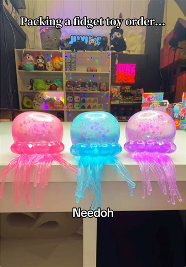 Packing a Fidget Toy Order: NeeDoh and More!