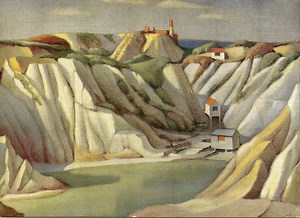 China Clay pit, St. Dennis, Cornwall by Herbert Truman