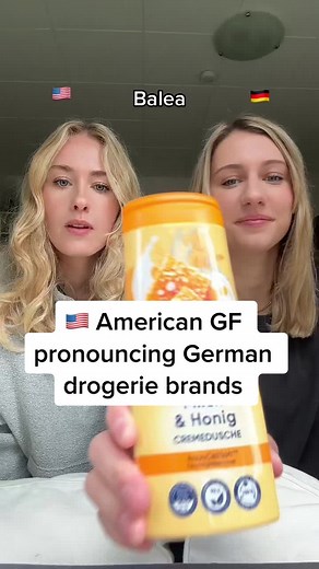 American Girlfriend Pronouncing German Drogerie Brands
