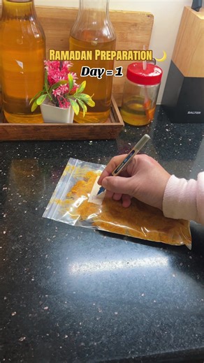 Ramadan Preparation Day 1: Simple Kitchen Routine