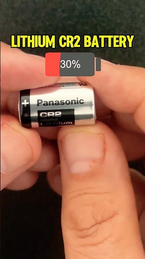 What a Lithium CR2 Battery Looks Like 🪫👀 (It's So Little!)