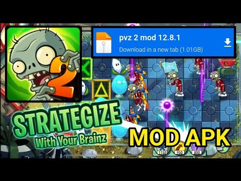 Plants vs Zombies 2 MOD APK Unlimited Coins/Gems/Suns Version 12.8.1