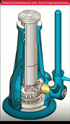 Heavy Duty Mechanical Jack | Smart Engineering Design #Shorts