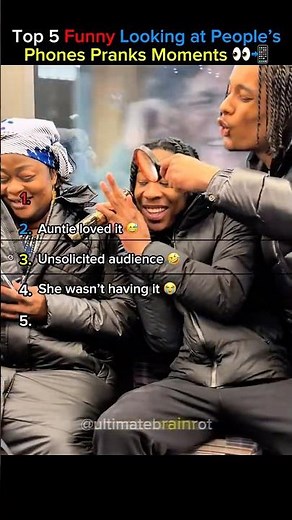 Top 5 Funny Looking At Peoples Phone Prank Moments (Awkward Reactions!) 🔎👀