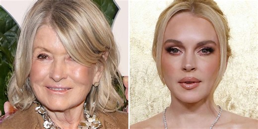 Lindsay Lohan's Flawless Skin Is the Perfect Canvas Thanks to Martha Stewart's Go-To Wrinkle-Filling Foundation